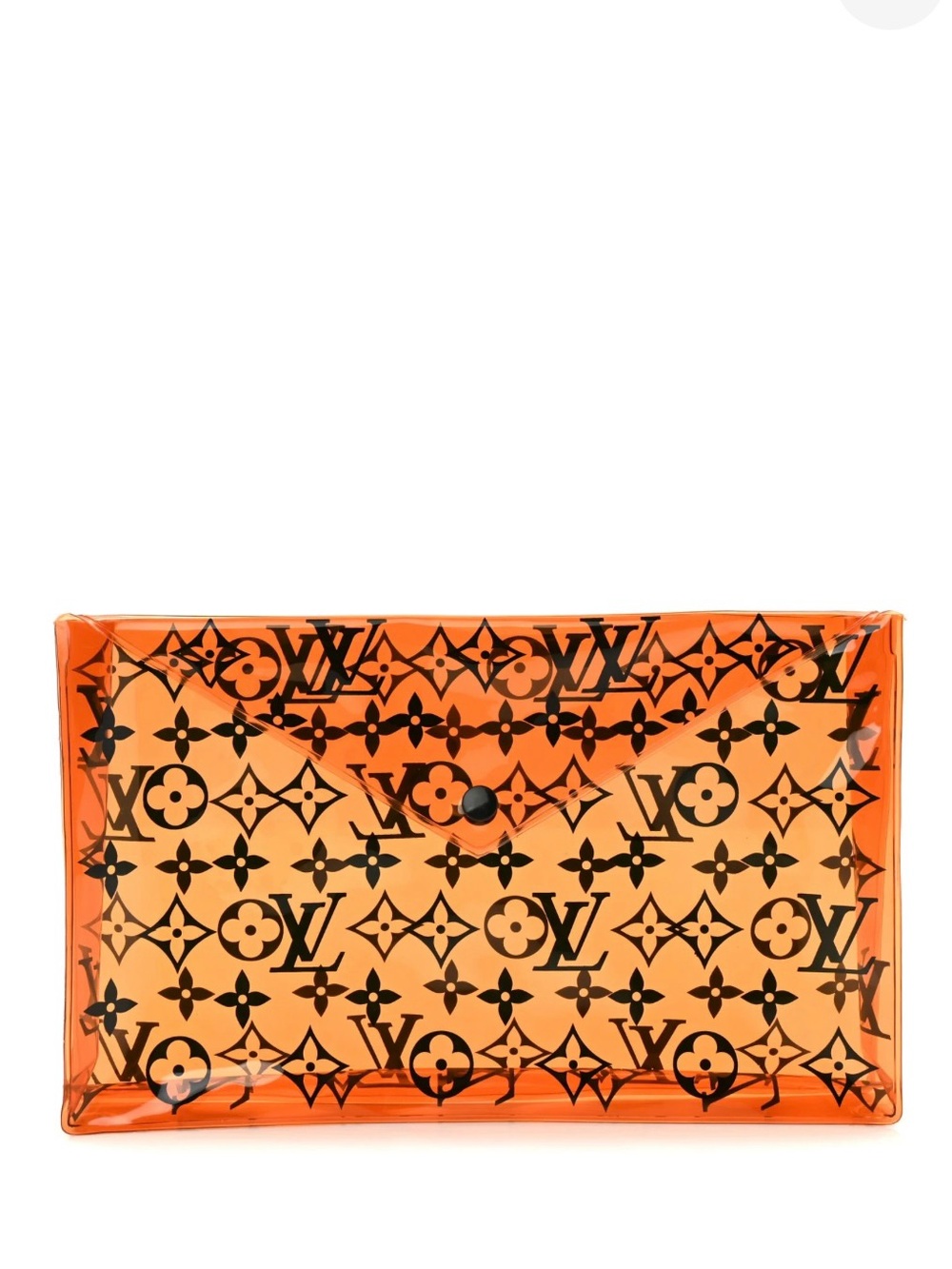 Louis Vuitton Orange Monogram PCV Envelope pouch